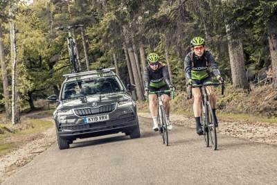 Unique concept car by Skoda features a host of must-have cycling kit