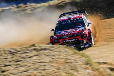 Citroen C3 WRC tackles scorching and twisty Sardinian roads
