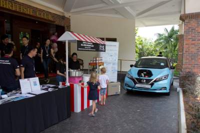 Nissan electrifies The British Club with the Leaf