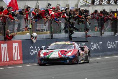 Ferrari triumphs in the 24 Hours of Le Mans