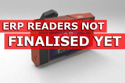 Images of 'new' ERP readers do not show actual units to be used
