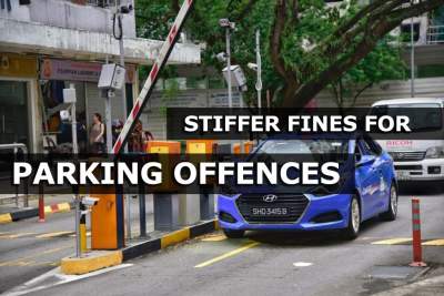 Stiffer fines for parking offences, such as tailgating at carparks, from 1 July