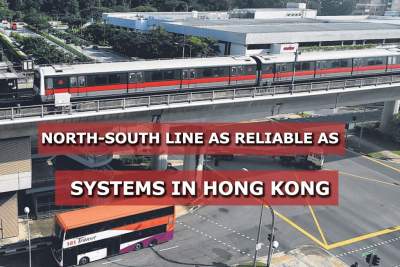 North-South Line as reliable as systems in Hong Kong, Taipei