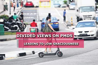 Divided views on PMDs leading to low graciousness on the road