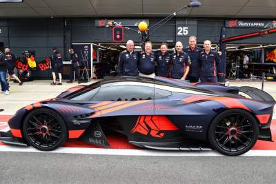 Aston Martin Valkyrie makes public debut at Silverstone