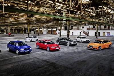 Audi Sport celebrates 25 years of the Audi RS models