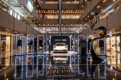 Porsche and Hugo Boss showcase the new 911 and BOSS Fall Winter Collection