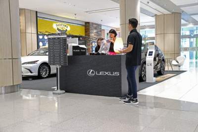 Japanese luxury cars at the sgCarMart Premium Brand Showcase with Lexus