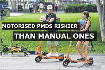 Motorised PMDs far riskier than manual ones: Study