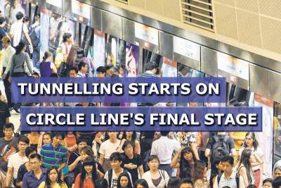 Tunnelling starts on Circle Line's final stage, existing line to be upgraded