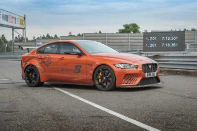 The Jaguar XE SV Project 8 beats its old Nurburgring Record time