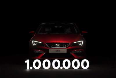 The third generation Seat Leon family car has reached a million sales