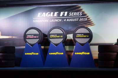 Goodyear launches its new range of Eagle F1 tyres in Singapore