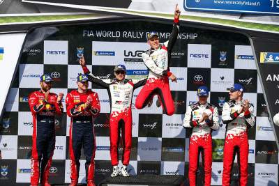 Tanak and the Toyota Yaris WRC score another win at Finland