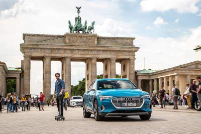 Audi expands multi-modal mobility with e-scooter concept