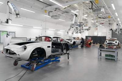 Production of handcrafted DB4 GT Zagato begins at Aston Martin Works