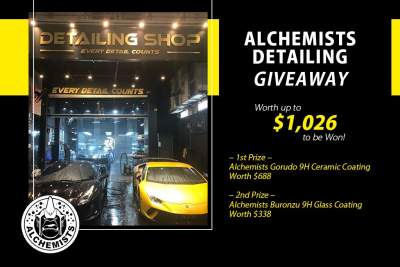 Alchemists Detailing Giveaway - Win paint protection packages worth up to $1,026