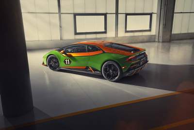 Aventador SVJ 63 Roadster and Huracan EVO GT Celebration at Monterey