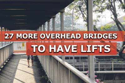 27 more overhead bridges to be installed with lifts: LTA