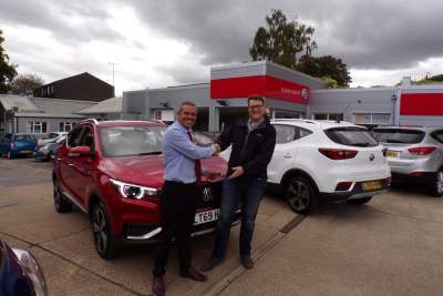 First ever fully electric MG is delivered