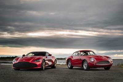 Aston Martin DBS GT Zagato unveiled at Audrain's Newport Concours