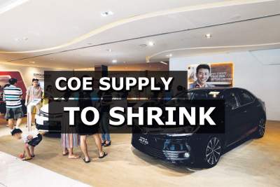 Slight dip in COE supply for November to January period