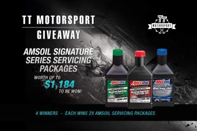 TT Motorsport Giveaway - Win servicing packages worth up to $1,184!