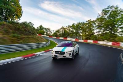 Jaguar launches the first all electric taxi experience around the Nurburgring