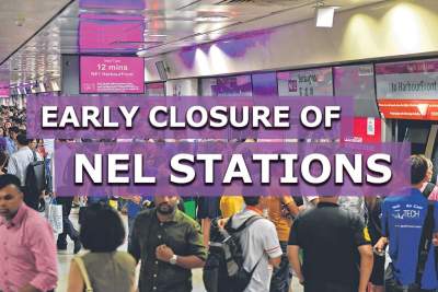5 North East Line stations to close early on some days in November
