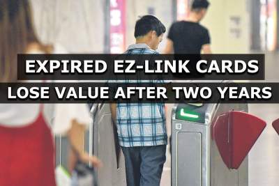 Expired ez-link cards lose value after two years