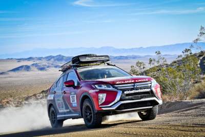 Mitsubishi takes second place at the Rebelle Rally