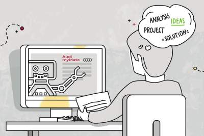 Audi uses virtual robots to support employees working on PCs