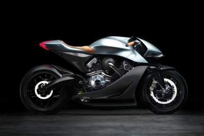 Aston Martin and Brough Superior unveil the AMB 001 motorbike