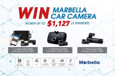 Marbella Car Camera Giveaway - Win car cameras worth up to $1,127!