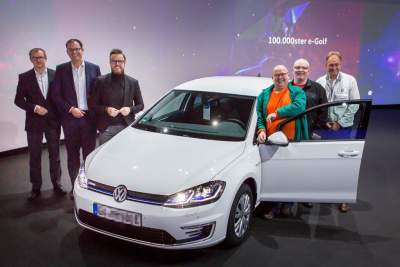 Volkswagen delivers 100,000th e-Golf