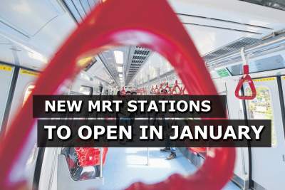Three new MRT stations on the Thomson-East Coast Line to open on 31 January