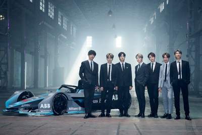 BTS announced as climate change ambassadors for Formula E