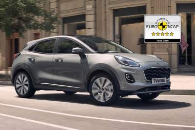 Ford Puma scores five stars at Euro NCAP safety test