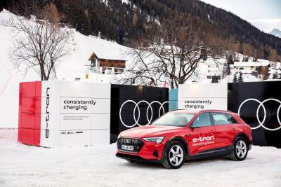 Audi provides sustainable mobility at World Economic Forum