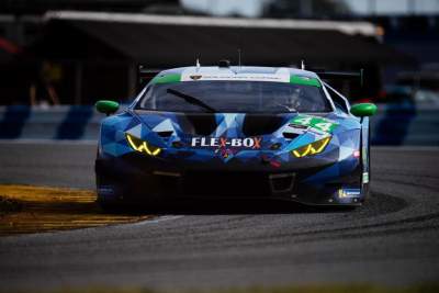 Lamborghini celebrates victory at 24 Hours of Daytona