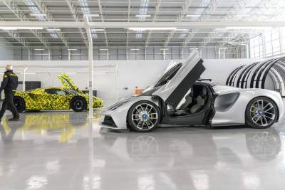 Lotus Evija production comes alive