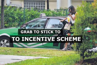 Grab to stick with incentive scheme when aid kicks in