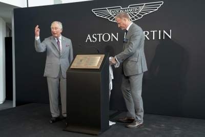 Royalty visits Aston Martin's new manufacturing facility