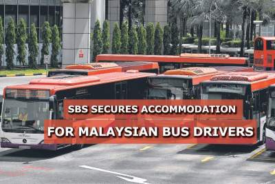 SBS Transit secures hotel accommodation for its Malaysian bus drivers