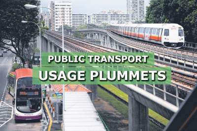 Public transport usage plummets as more stay home