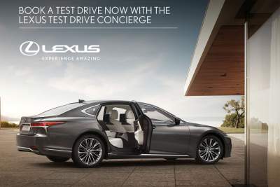 Lexus offers new Test Drive Concierge service