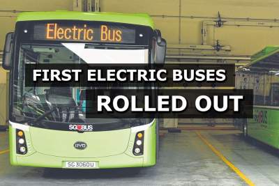 First batch of 10 electric buses now being used on five routes