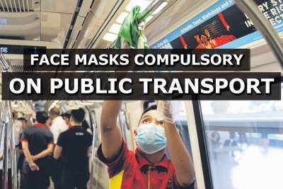 Face masks now compulsory on public transport
