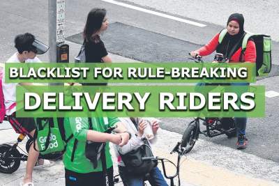 Food delivery riders who breach distancing rules to be blacklisted