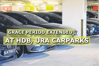 Extended grace period for HDB and URA car parks to aid deliveries